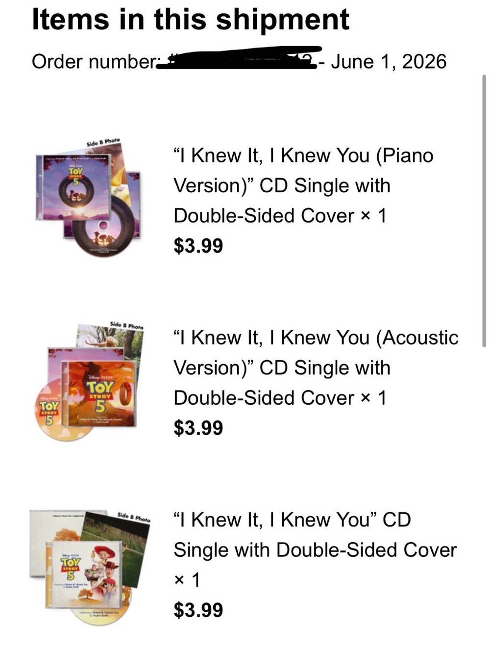 Taylor Swift Toy Story 5 “I Knew It, I Knew You”